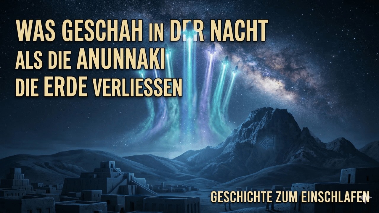 Was GESCHAH in der NACHT, als die ANUNNAKI die Erde VERLIESSEN | Geschichte zum Einschlafen