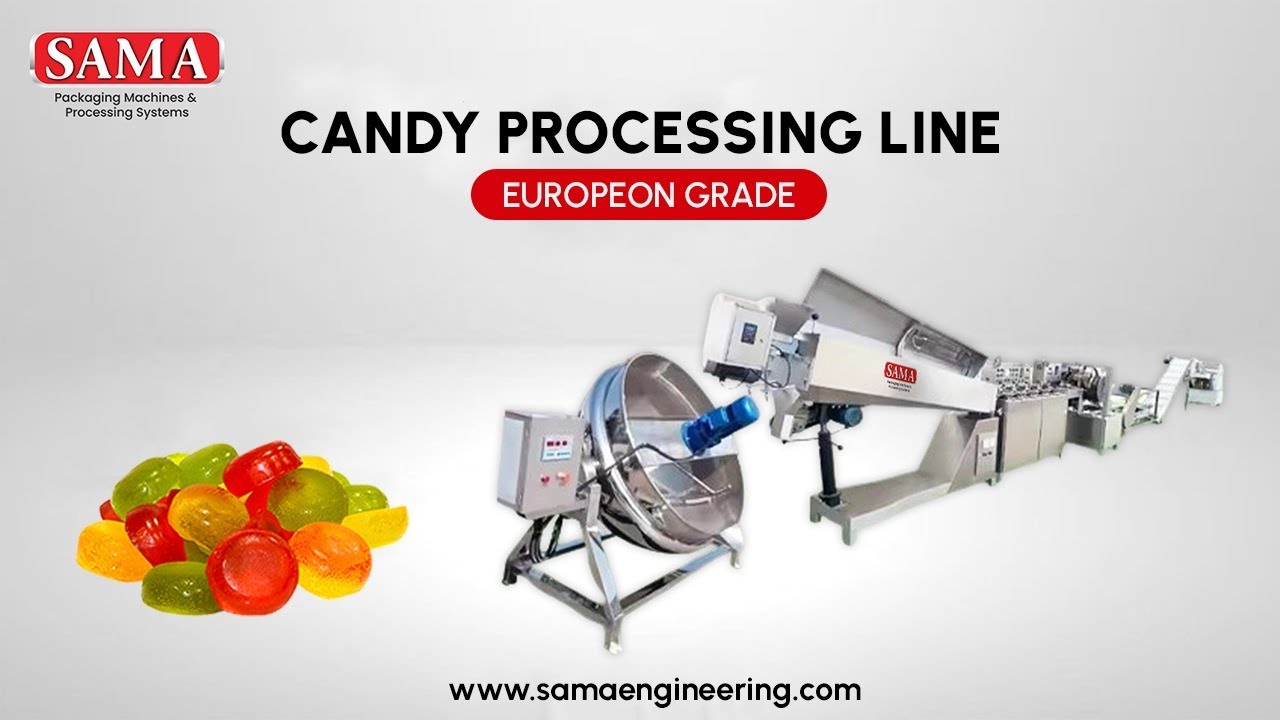 High-Speed Candy Processing Line &ndash; Automated Candy Manufacturing by Sama Engineering