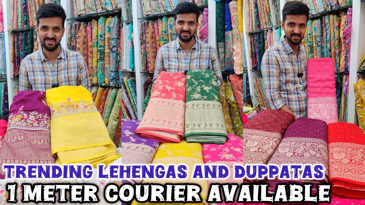 Instagram trending lehengas and duppatas | Swathi fancy stores | koti #fabrics