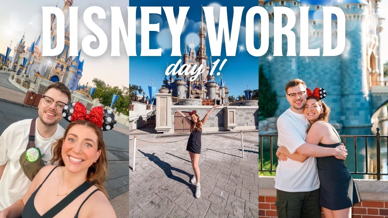 DISNEY WORLD VLOG! ✨ DAY 1 | Magic Kingdom & Hollywood Studios! Tron, Mickey & Minnie’s, Fantasmic!🐭