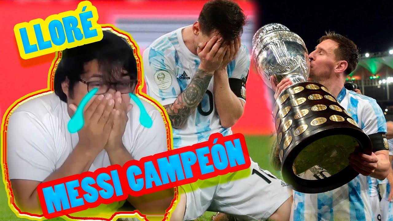 Argentina vs Brasil |REACCIÓN DE hincha Peruano  *MESSI CAMPEÓN DE AMÉRICA