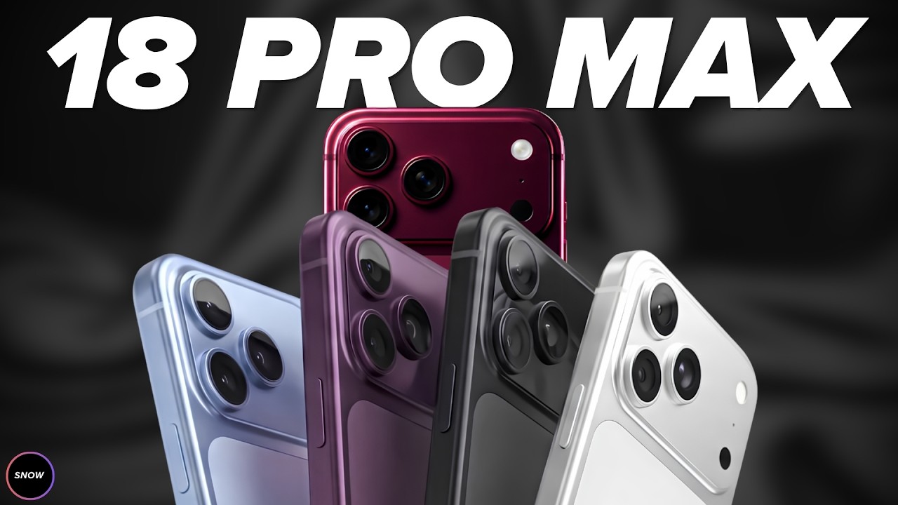 iPhone 18 Pro Max 4 Colors Just Leaked &mdash; And Apple Fixed a Big Mistake!
