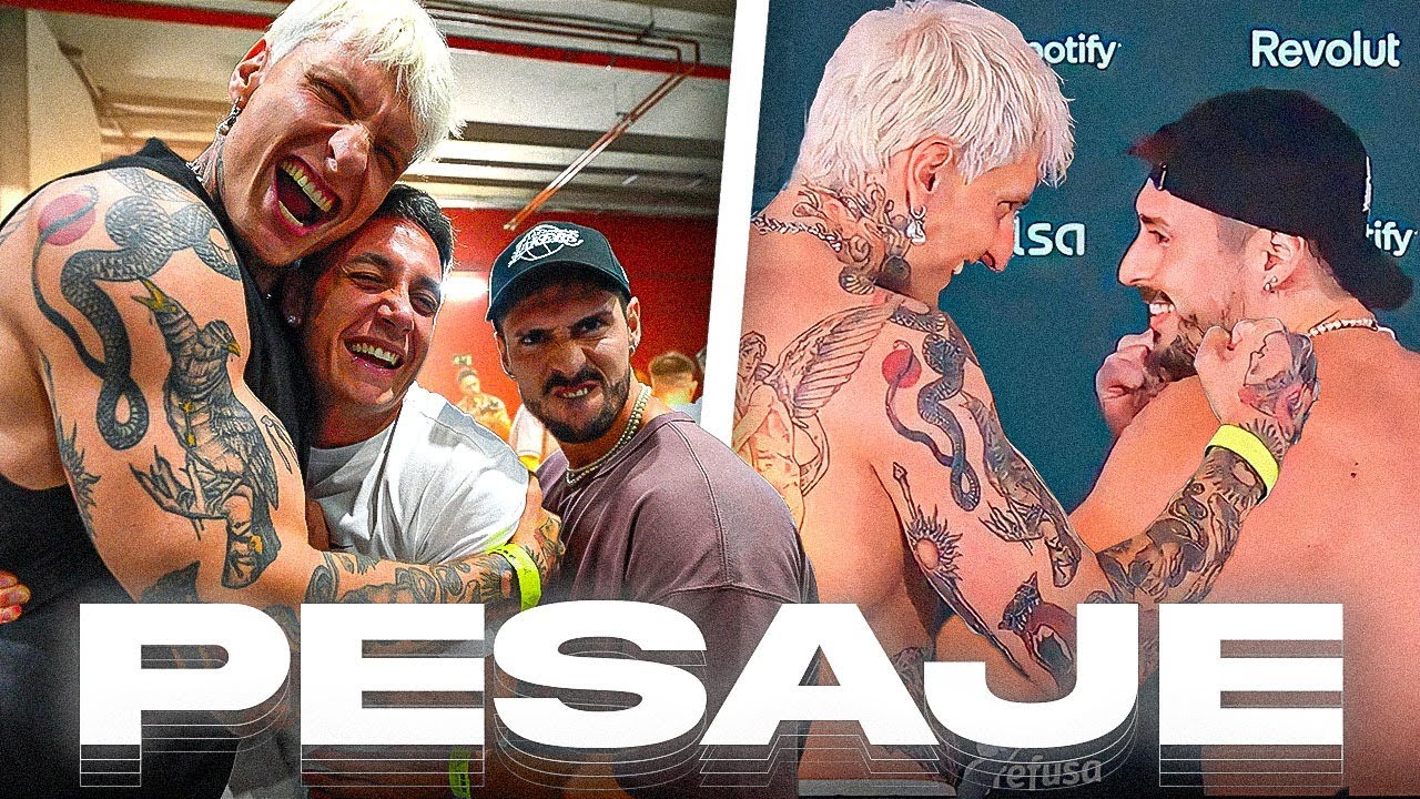 DETRÁS DEL PESAJE DE LA VELADA DEL AÑO 3