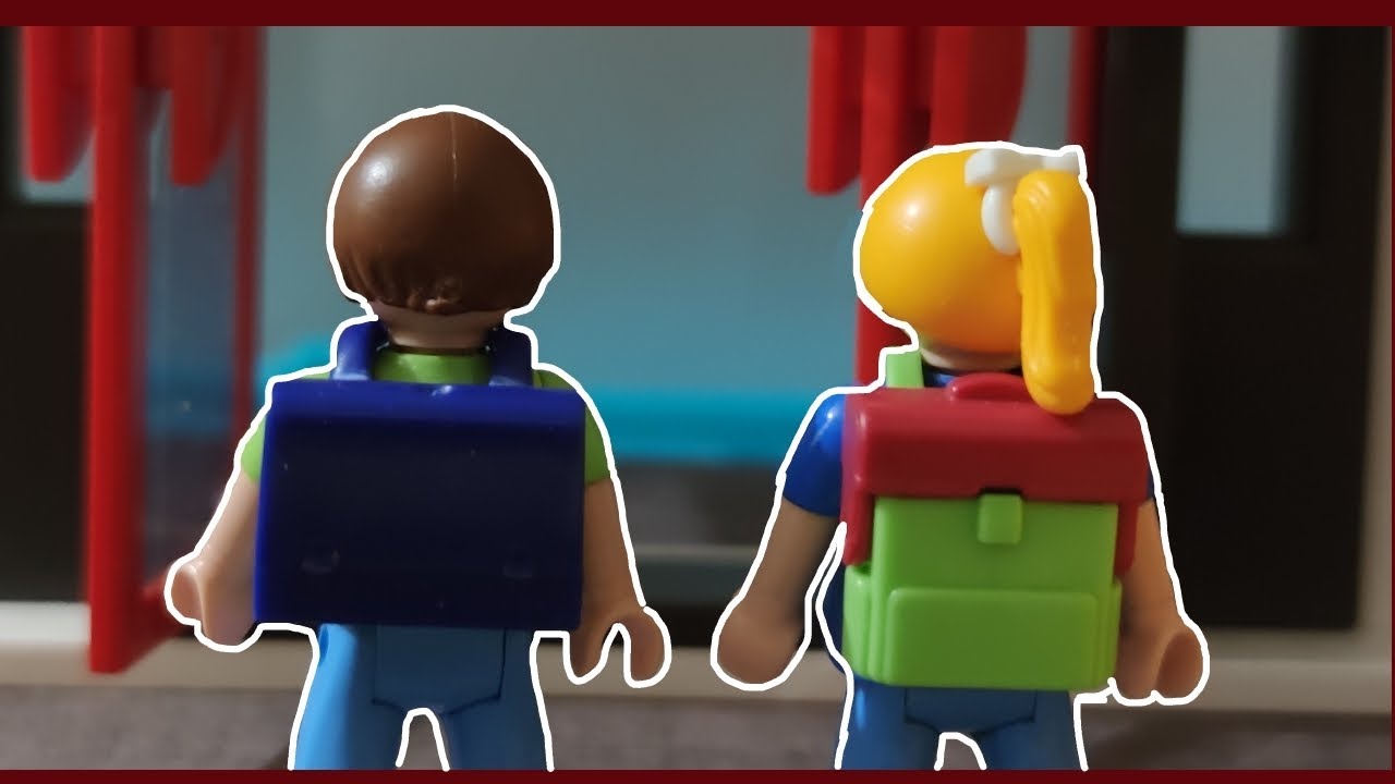 Histoire Playmobil-la rentrée scolaire de Lucas et Clara-la famille Bertrand