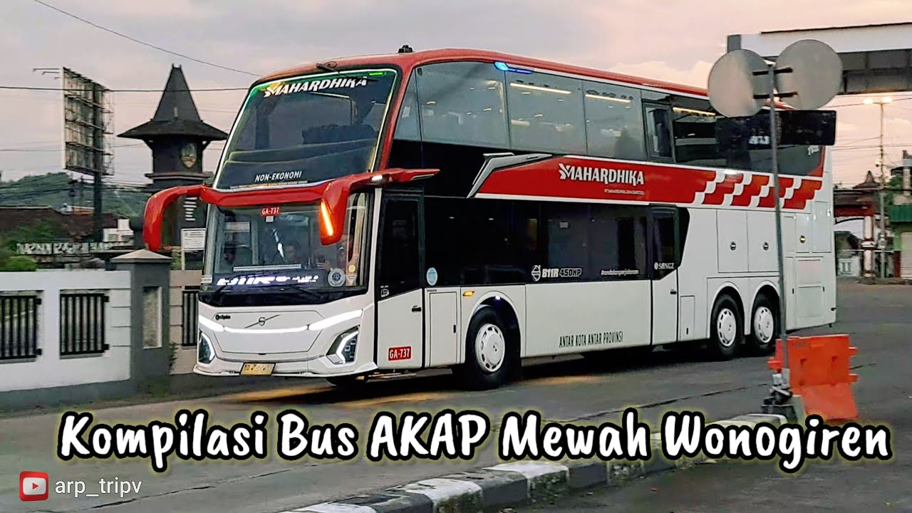 Kompilasi Terbaik Bus AKAP di Terminal Wonogiri