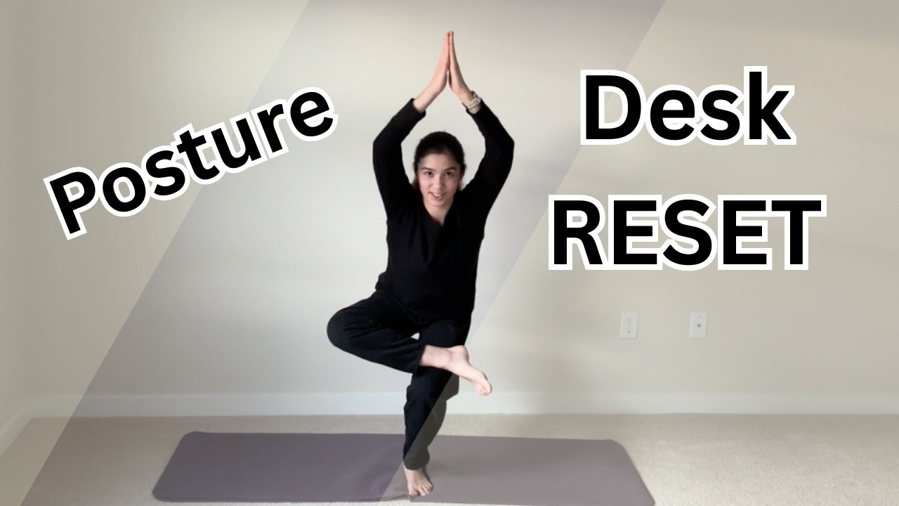 Desk Stretch & Core Strength | 15-Min Low-Impact Workout (Day 20)