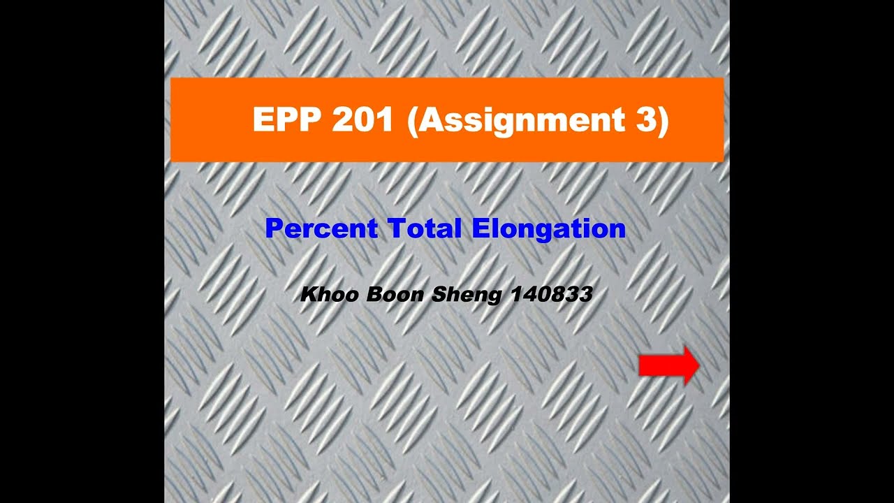 EPP201 Percent Total Elongation