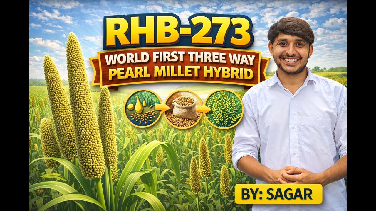 RHB-273: A World First Three-way Pearl Millet Hybrid | Agriculture Current Affairs | by Sagar