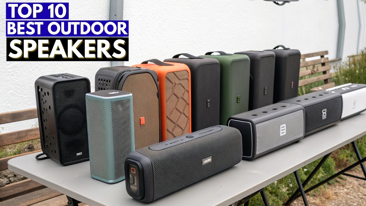 Best Outdoor Speakers 2026 - Top 10 Wireless & Waterproof Bluetooth Options