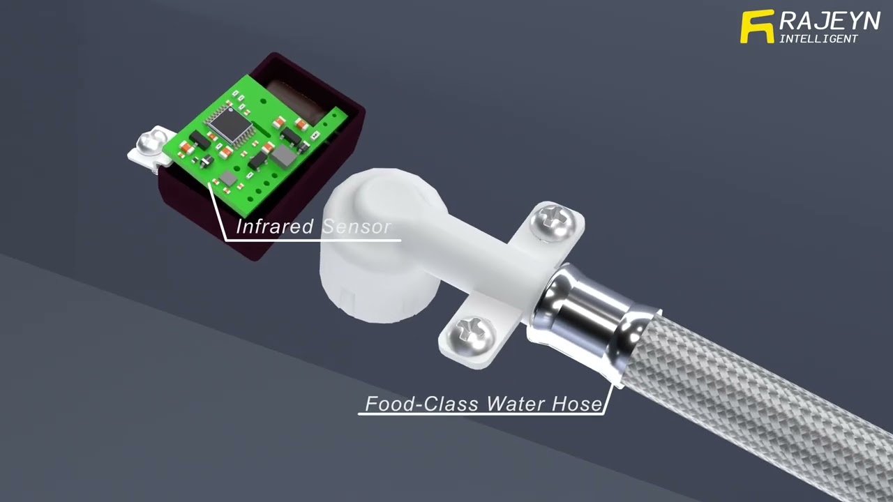 Rajeyn All-in-one Integrated Bulit-in Solenoid Valve Sensor Faucet RJY 11 Z101 1AD