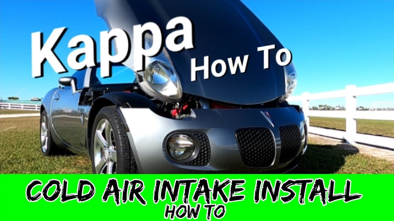 DIY Cold Air Intake Install for Solstice GXP, Saturn Sky, Cobalt 2.0L LNF Turbo and 2.4L