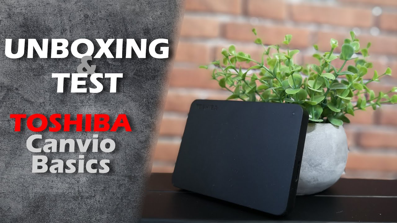 Unboxing test recenzja Toshiba CANVIO BASIC 2TB
