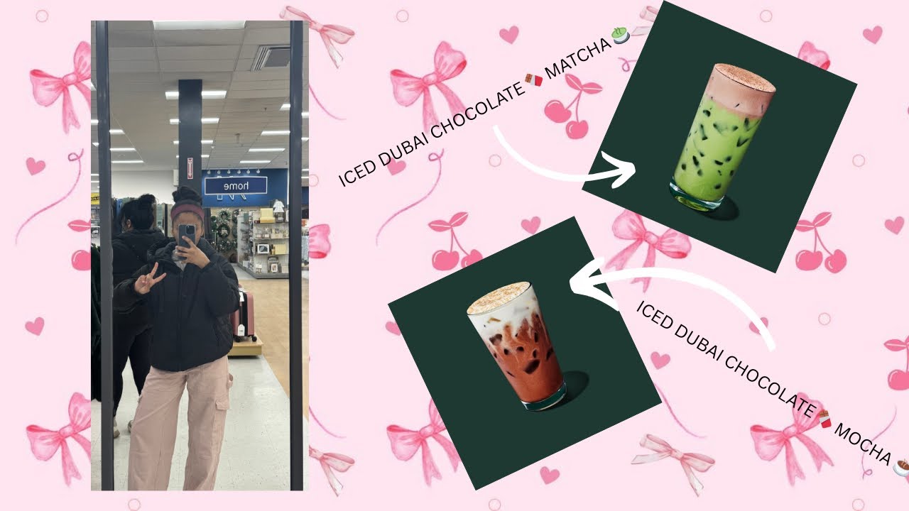 Tried to drink Starbuck’s Iced Dubai Drinks 🥤✨ | UPCOMING PLOTWIST………
