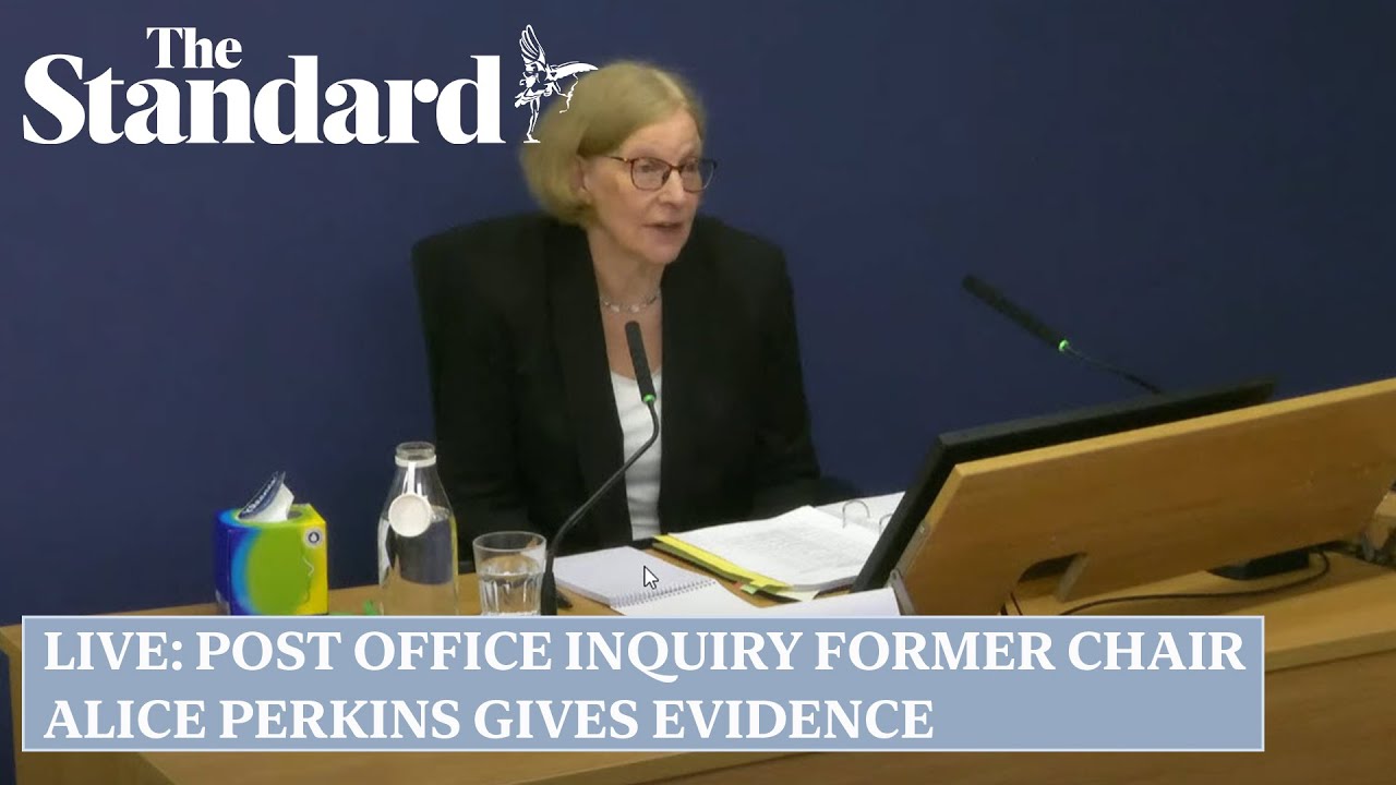 Post Office Horizon IT inquiry: Former chair Alice Perkins gives evidence