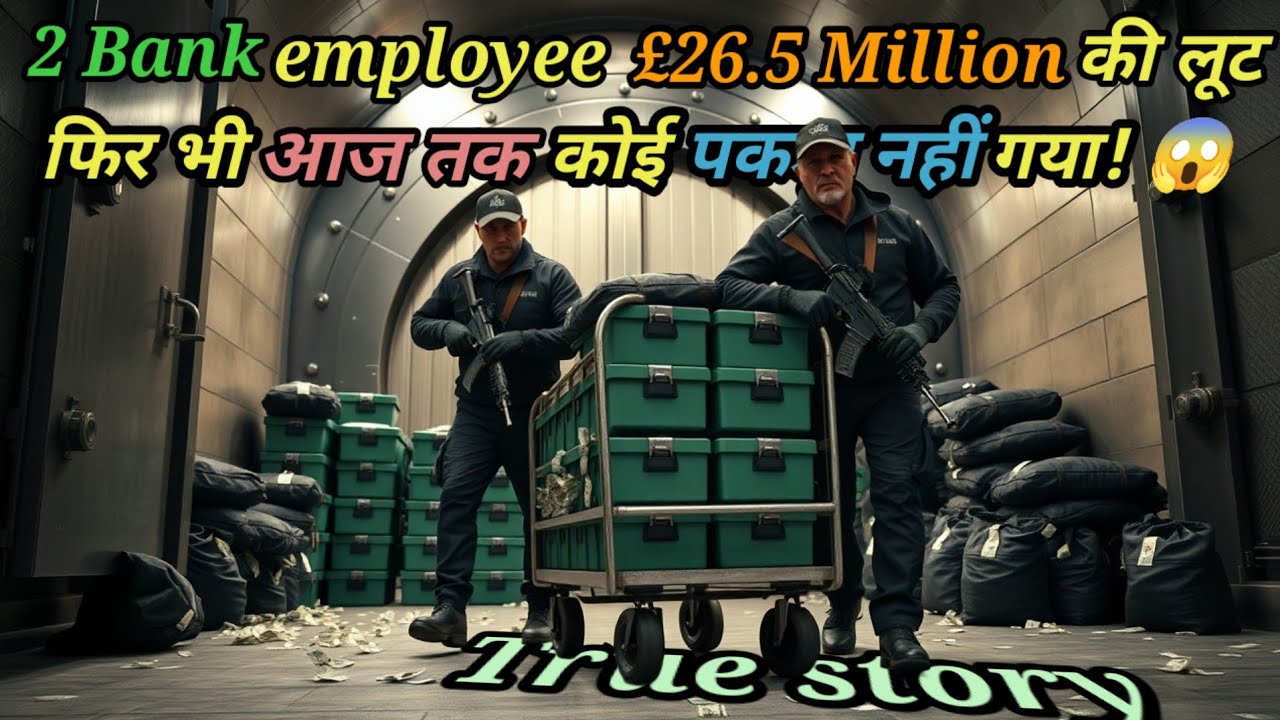 2 Bank कर्मचारी, £26.5 Million की लूट, फिर भी आज तक कोई पक नहीं गया!
