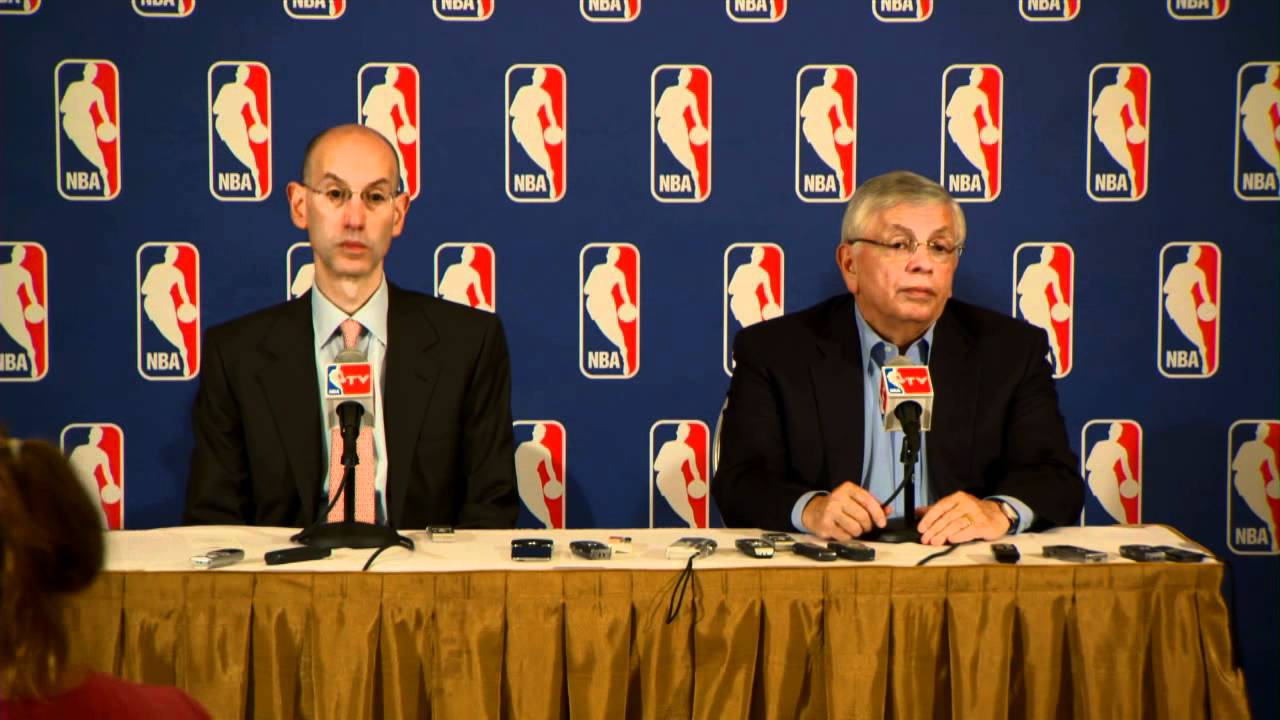 David Stern and Adam Silver Press Conference about Lockout
