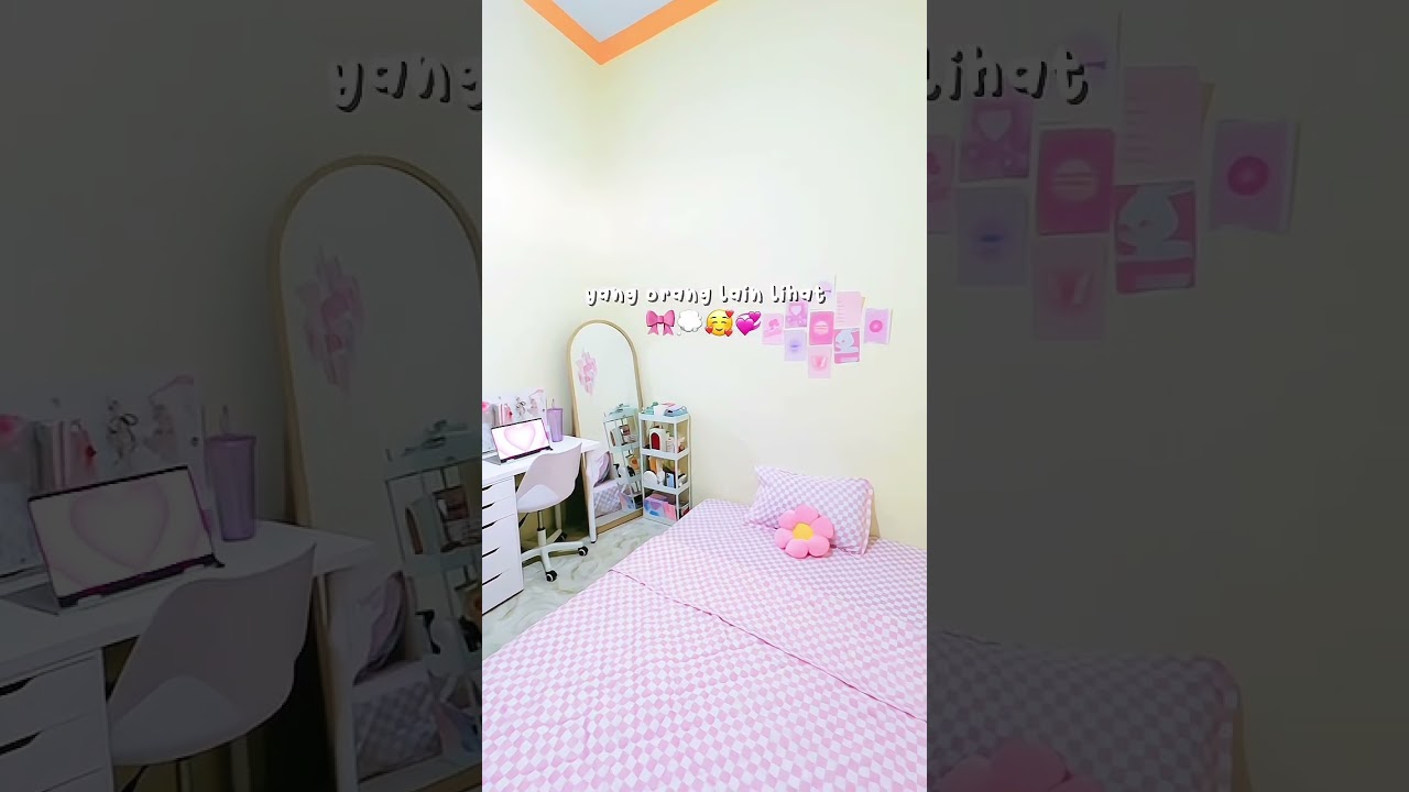 😖😭 #bedroom #aesthetic #roommakeover #roomdecor #pink #room #pinterest