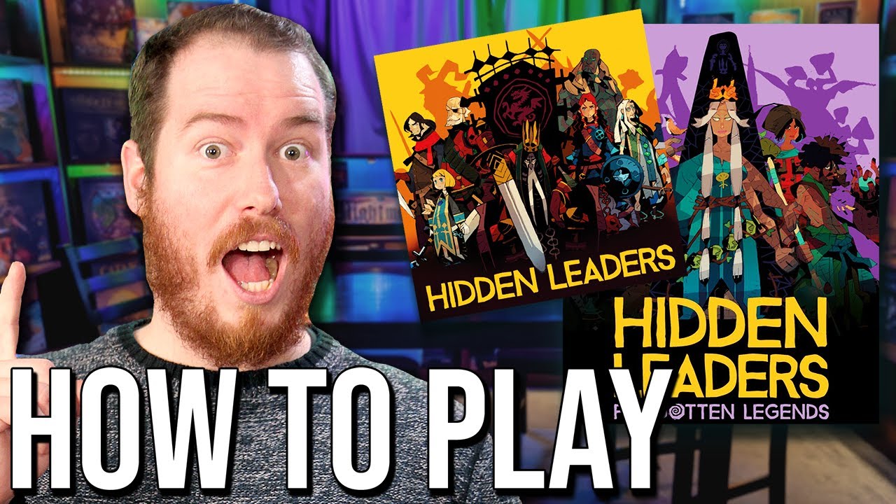 How to Play Hidden Leaders: Forgotten Legends! Kickstarter Preview!