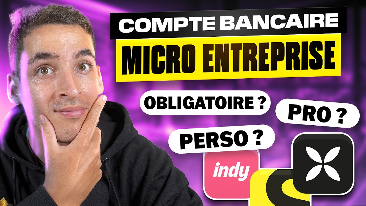 Compte bancaire Micro-entreprise : 4 points CRUCIAUX à savoir (2026) 🚨