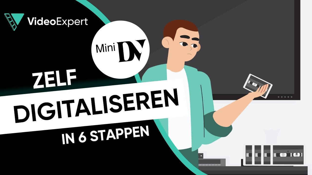 Zelf MiniDV videobandjes digitaliseren? Zo doe je dat stap voor stap!