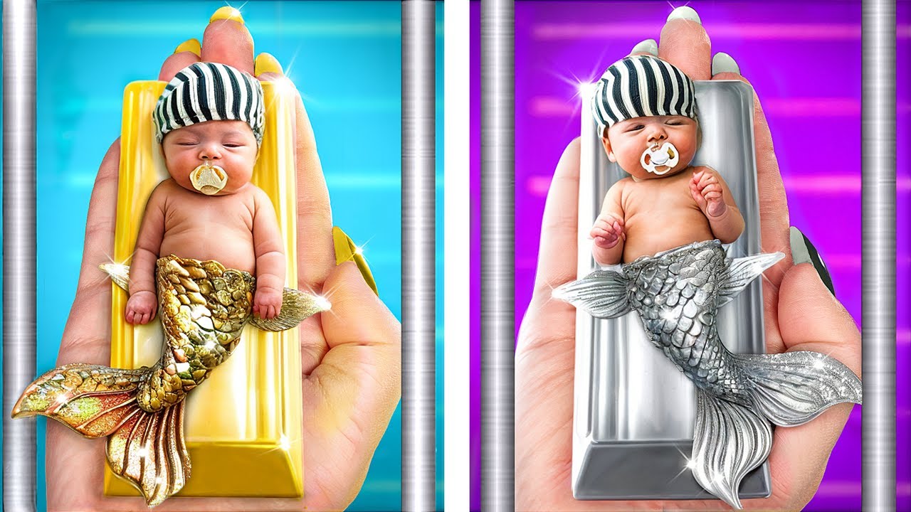 Золотая русалка vs серебряная русалка! Как стать русалкой в тюрьме?