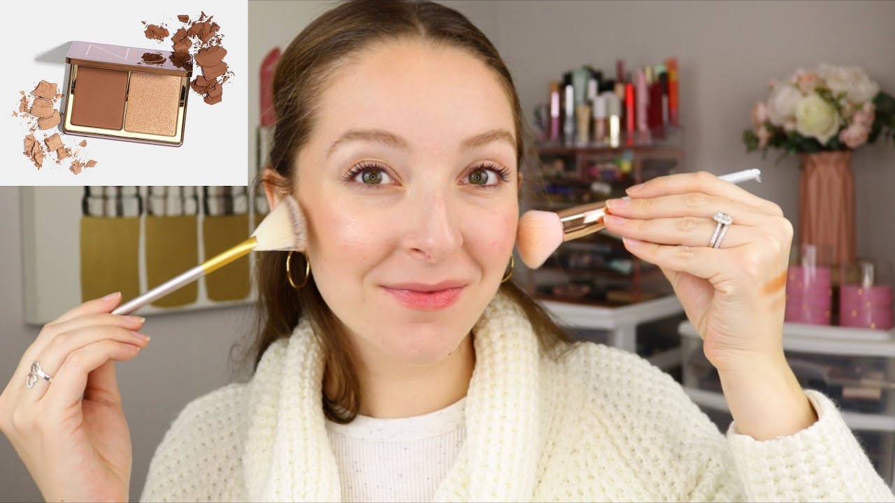 Обзор и образцы палетки теней для век Natasha Denona Alloy Cheek Duo Bronze & Glow