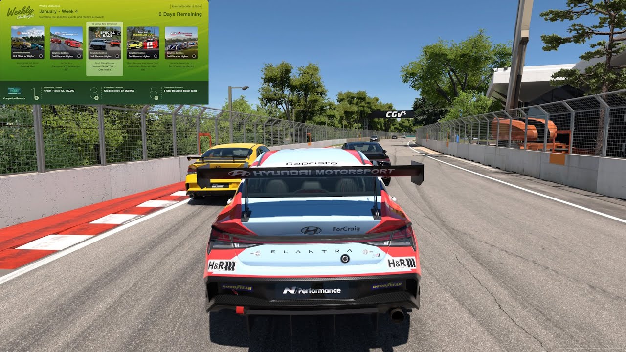 Gran Turismo 7 | Weekly Challenge | January - Week 4 | Special Event | Hyundai ELANTRA N - One-Make