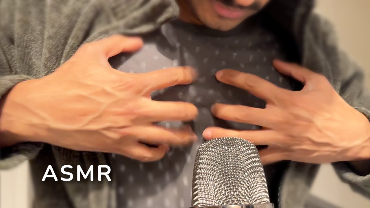ASMR Hand sounds and Fabric Scratching
