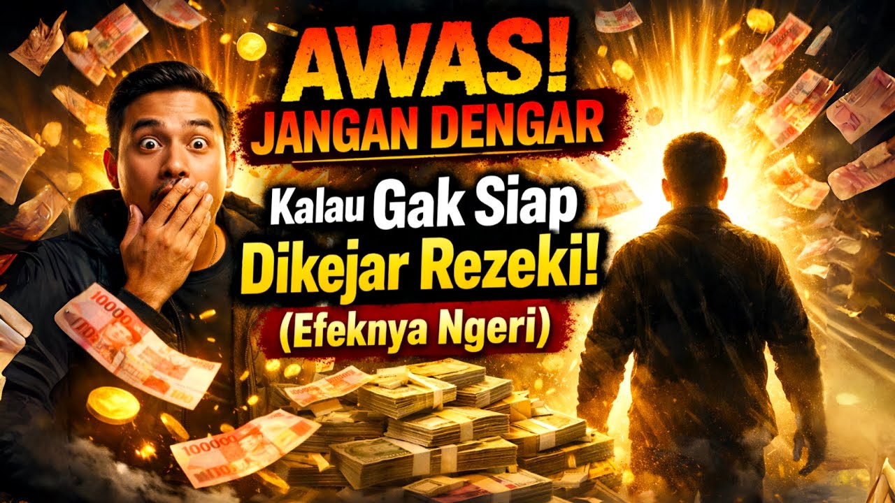 AWAS! JANGAN DENGAR Kalau Gak Siap Dikejar Rezeki (Efeknya Ngeri)