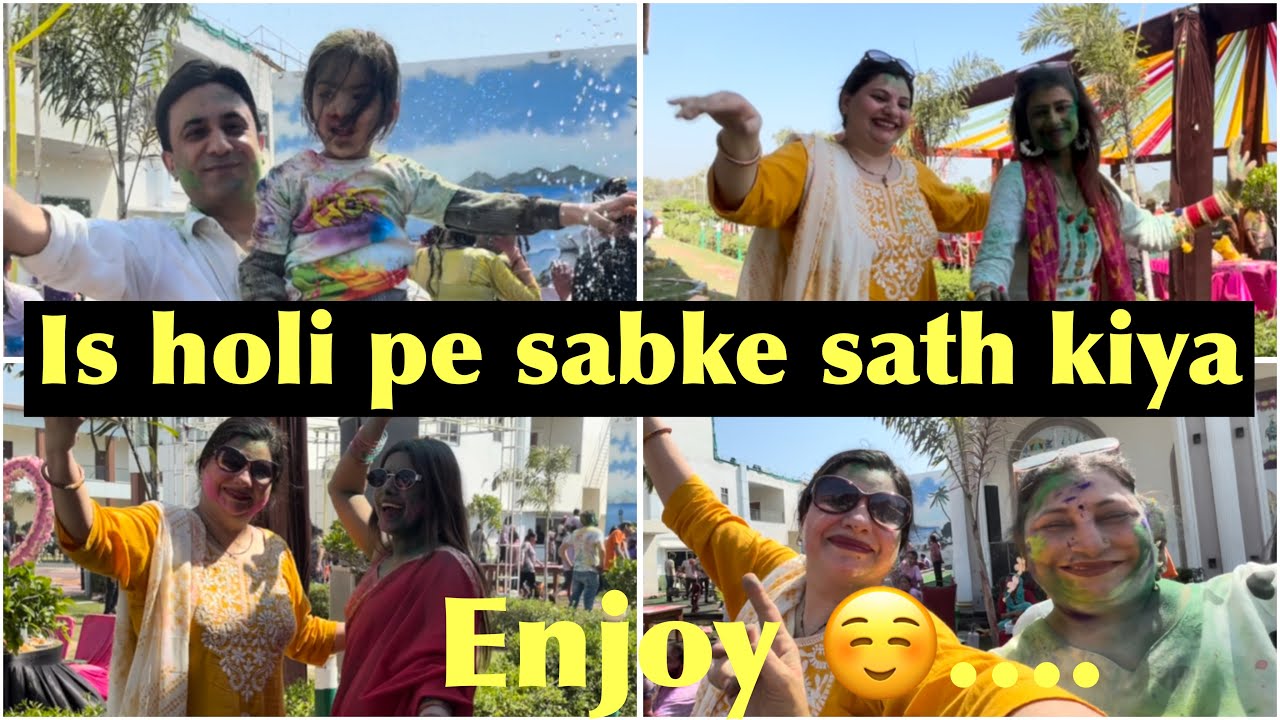 Is holi pe sabke sath kiya enjoy ☺️…🙏