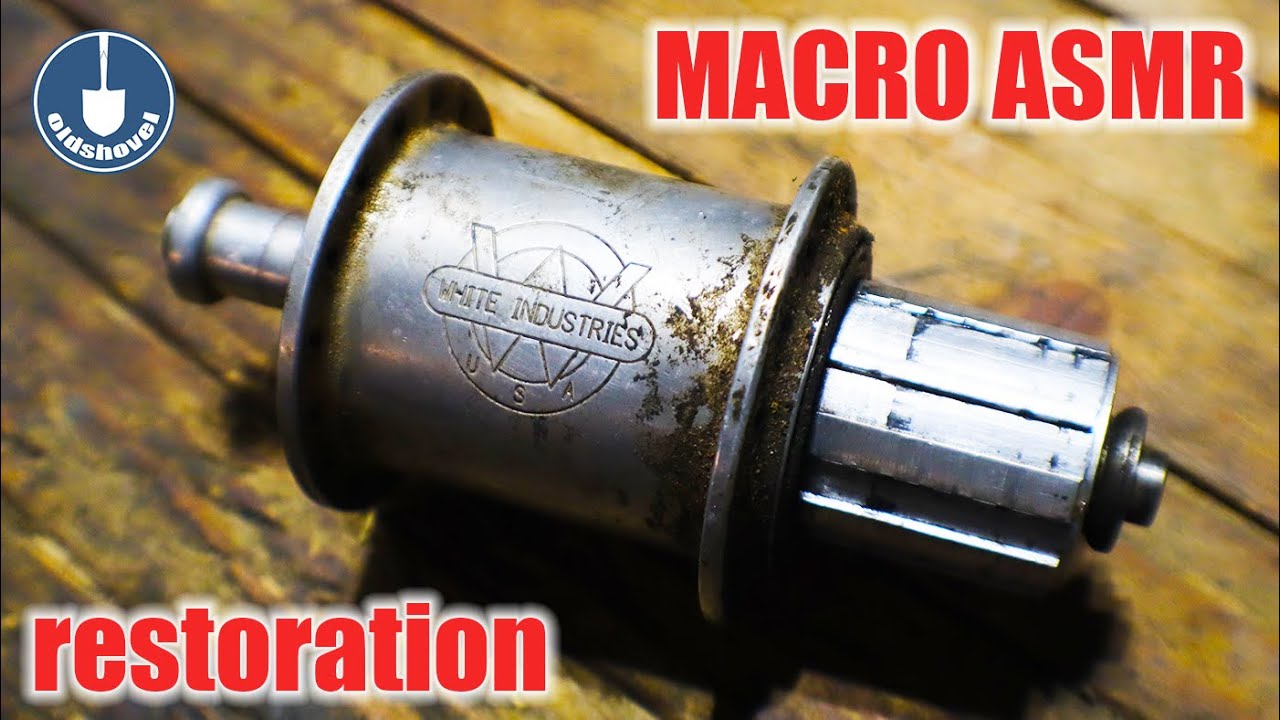 Macro Bike Hub Restoration - 90's White Industries ASMR