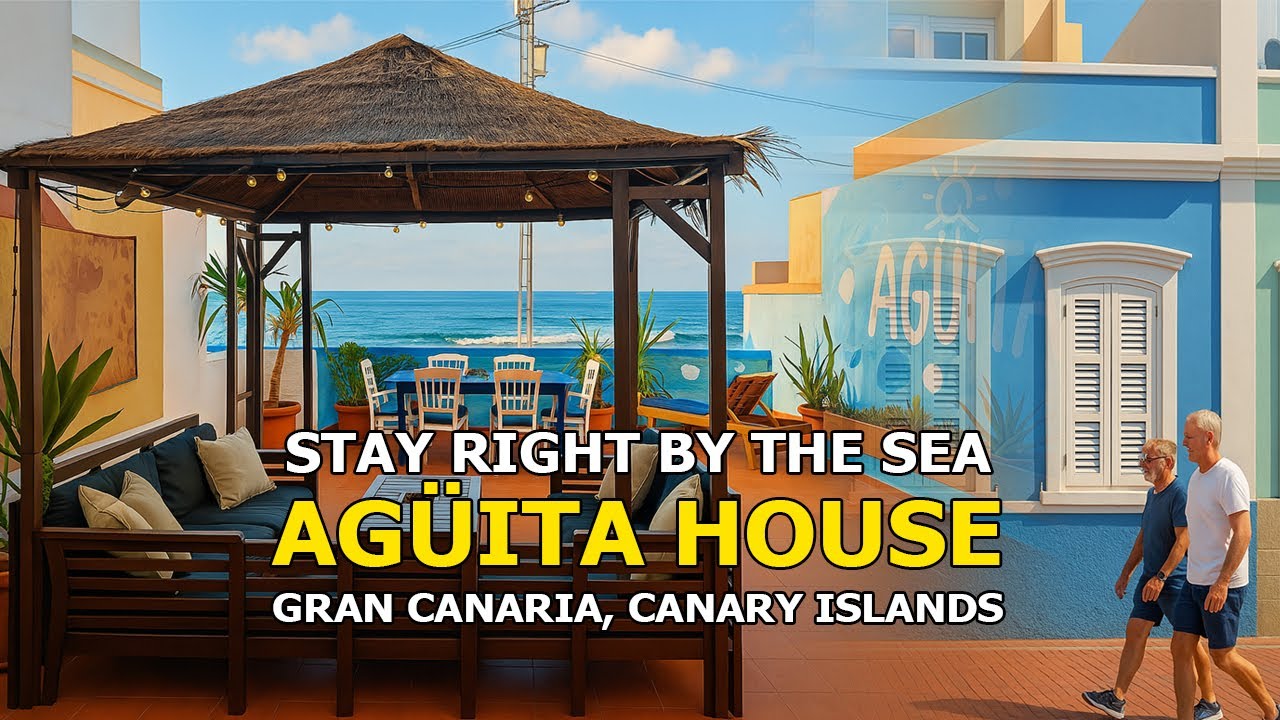 Aguita House Inside Tour | Best Beachfront Hostel in Gran Canaria