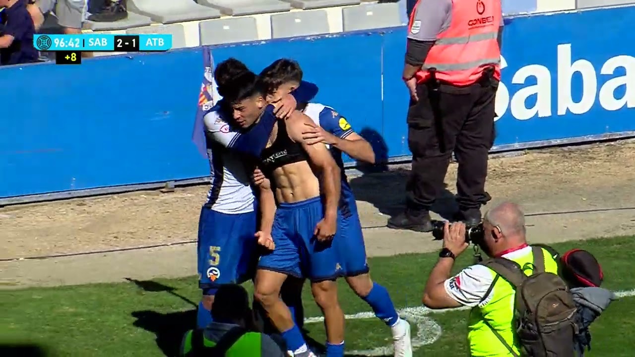 RESUM | CE Sabadell 3-2 At Balears | J8 Segona Federació