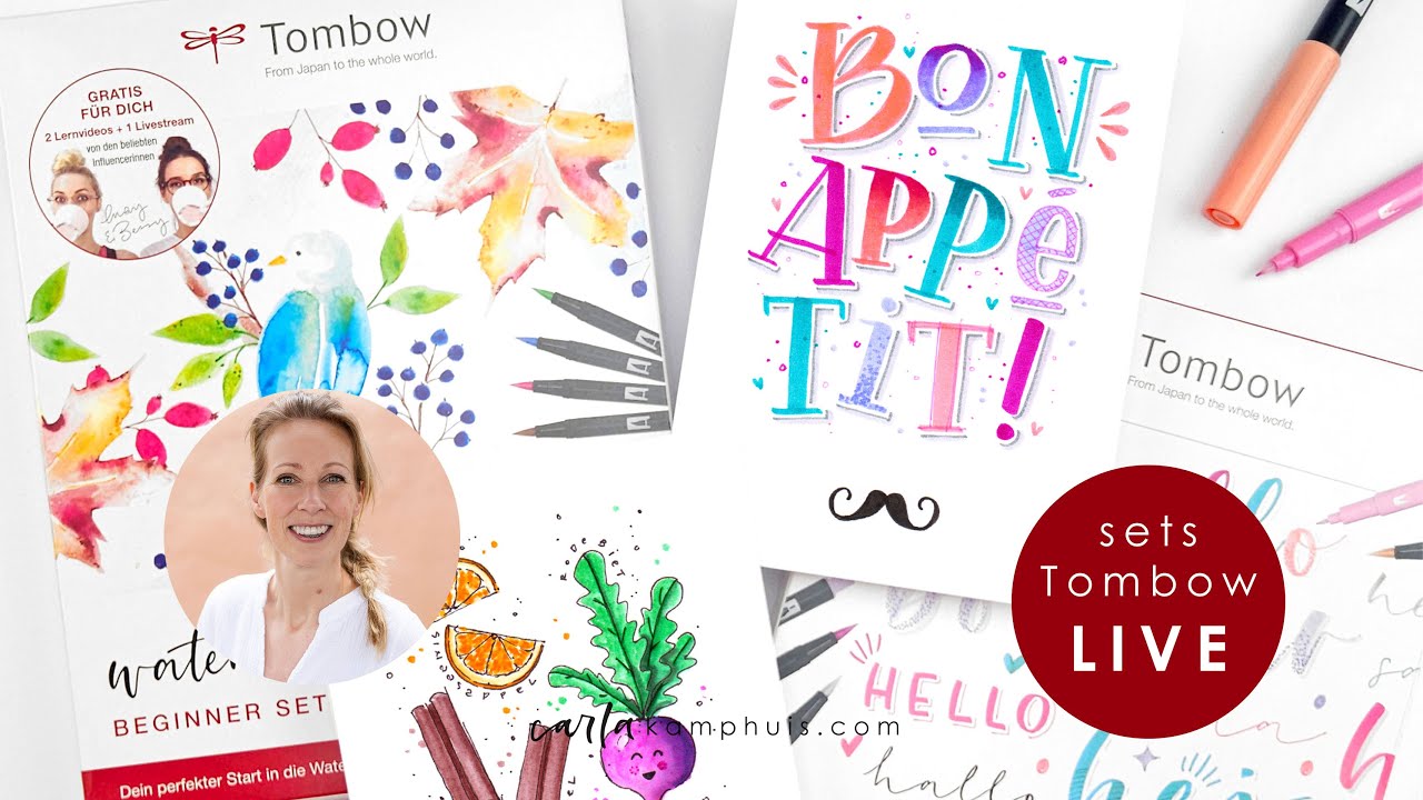 Tombow sets tutorials met Carla Kamphuis - 14 september 2023 | Aldi Nederland