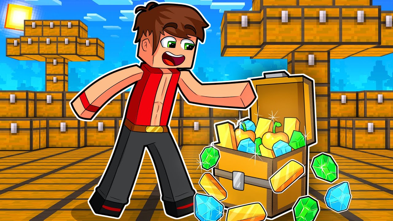 ماين كرافت بس العالم من صناديق الحظ 😱! - Lucky Chest World