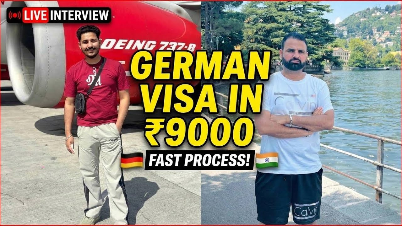 Sirf 9000 Rupay ch 🇩🇪German da Ausbildung Visa – Live Interview #exploregerman88 @@RahulausGer 