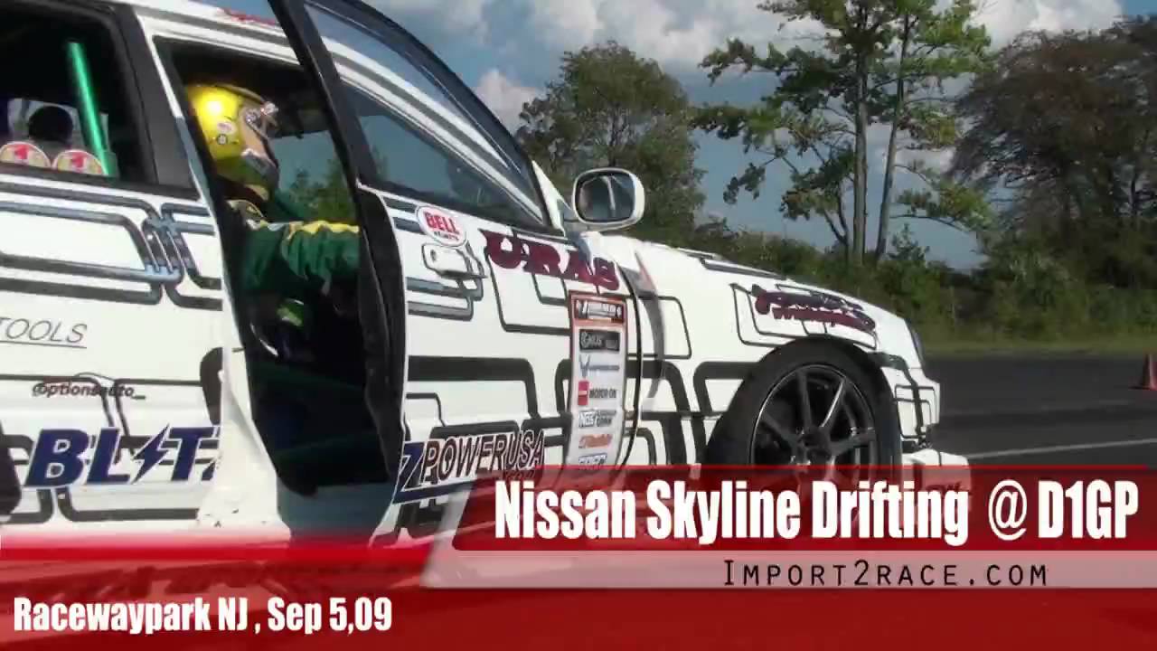 Nissan Skyline Drifting @ D1GP Driver: Ken Nomura