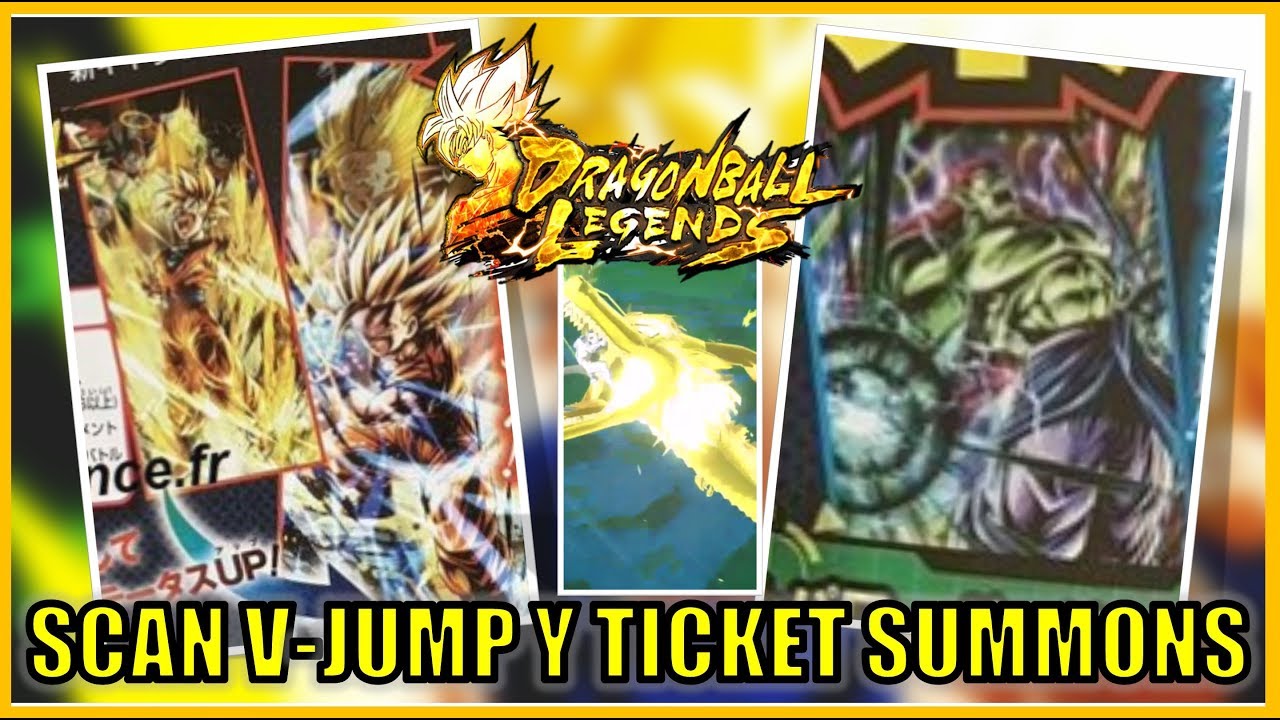 ¡GOHAN PINTA GENIAL! SCAN V-JUMP + SUMMONS de TICKETS | Dragon Ball Legends