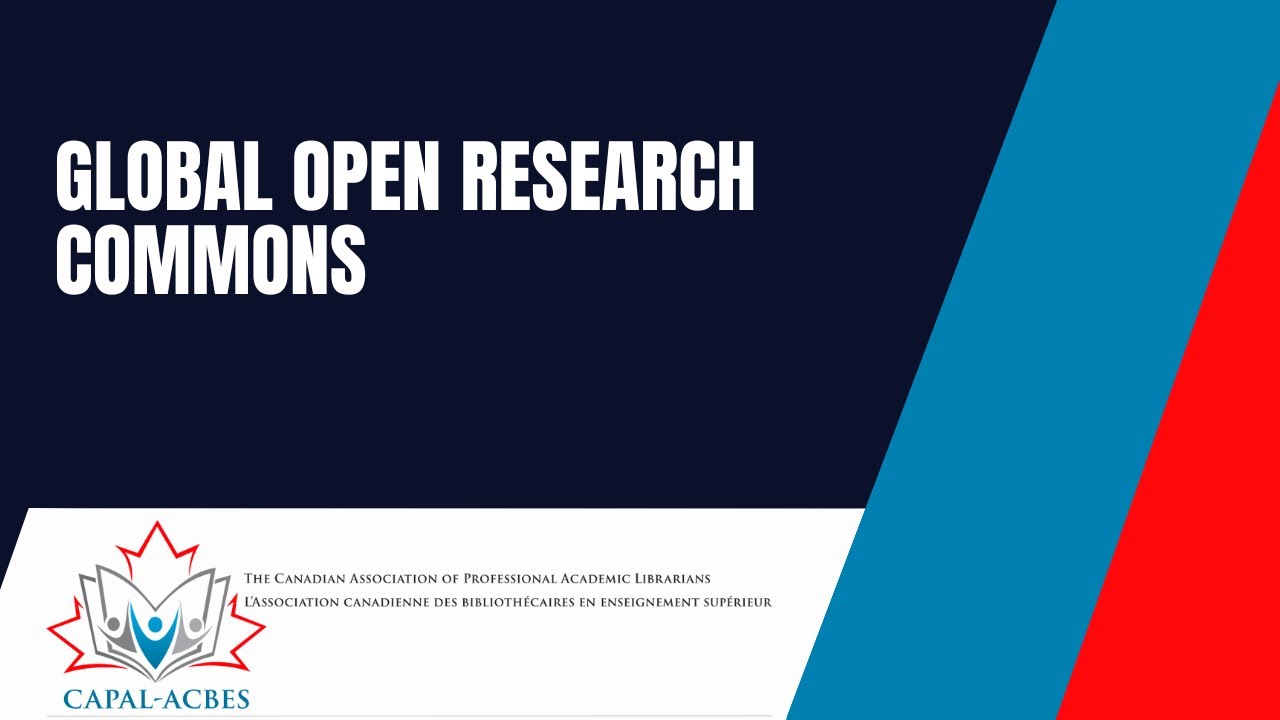 CAPAL24 - Global Open Research Commons