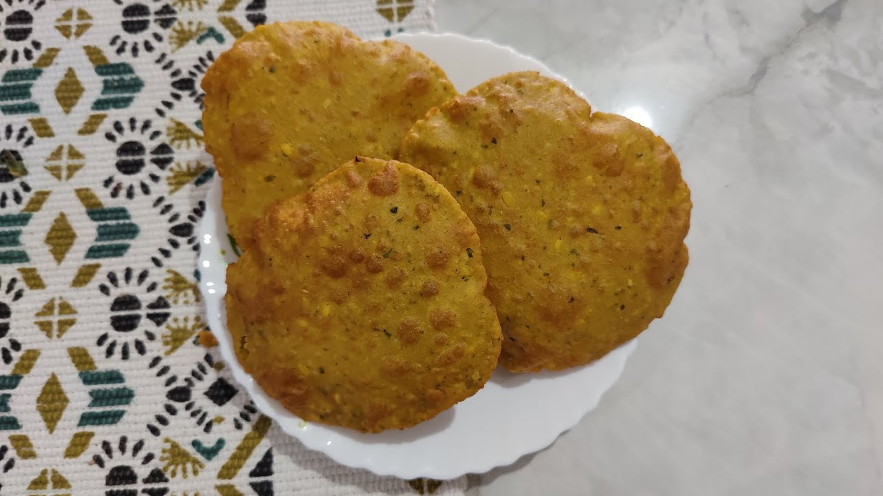 चूरी की पुड़ी 🍪 How to make namkeen puri ⁉️ Rajasthani recipe 💕 Snack option | Soft and crispy 💟