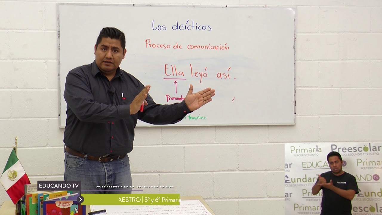 Primaria 5&ordm; y 6&ordm; clase: 145 Tema: Los de&iacute;cticos.