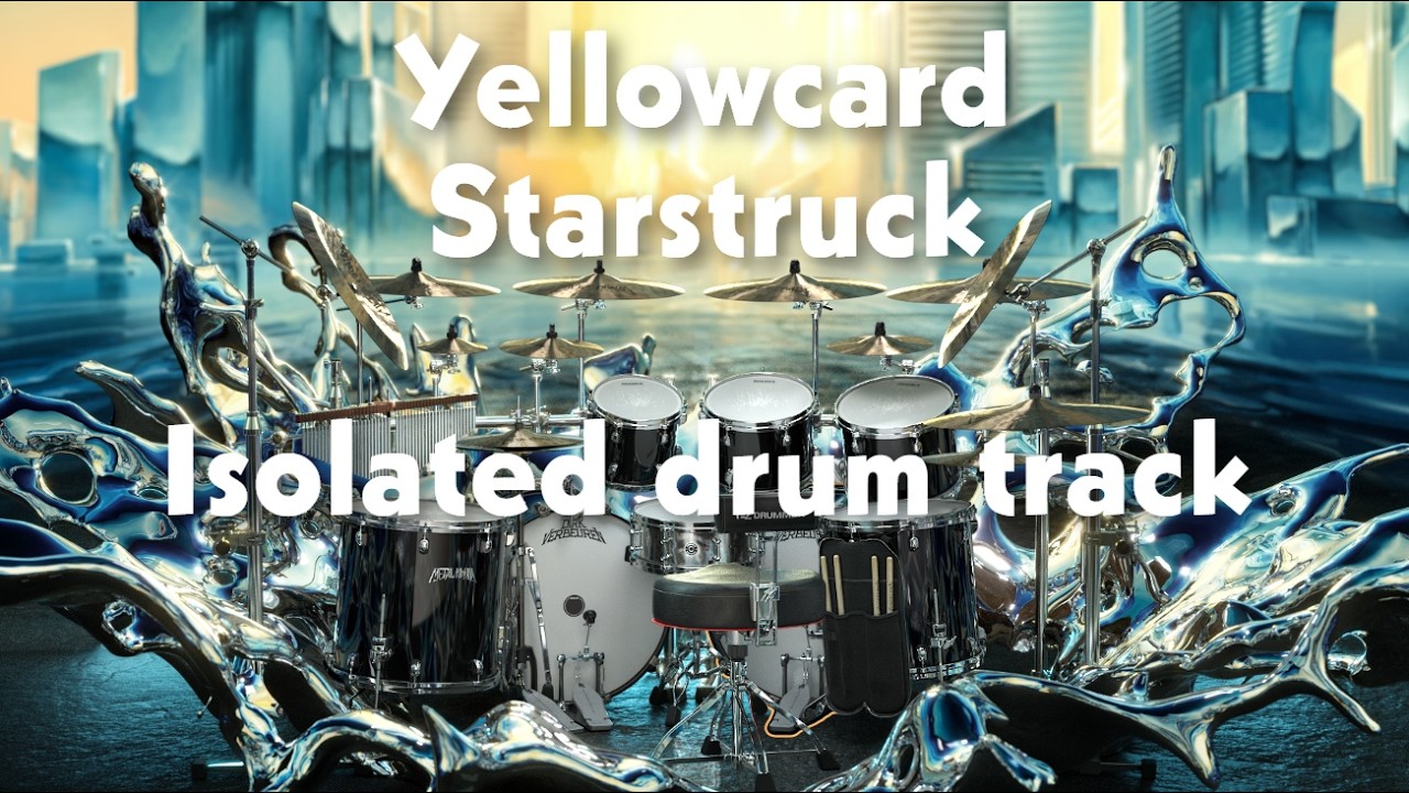 Yellowcard - Starstruck isolated drum track