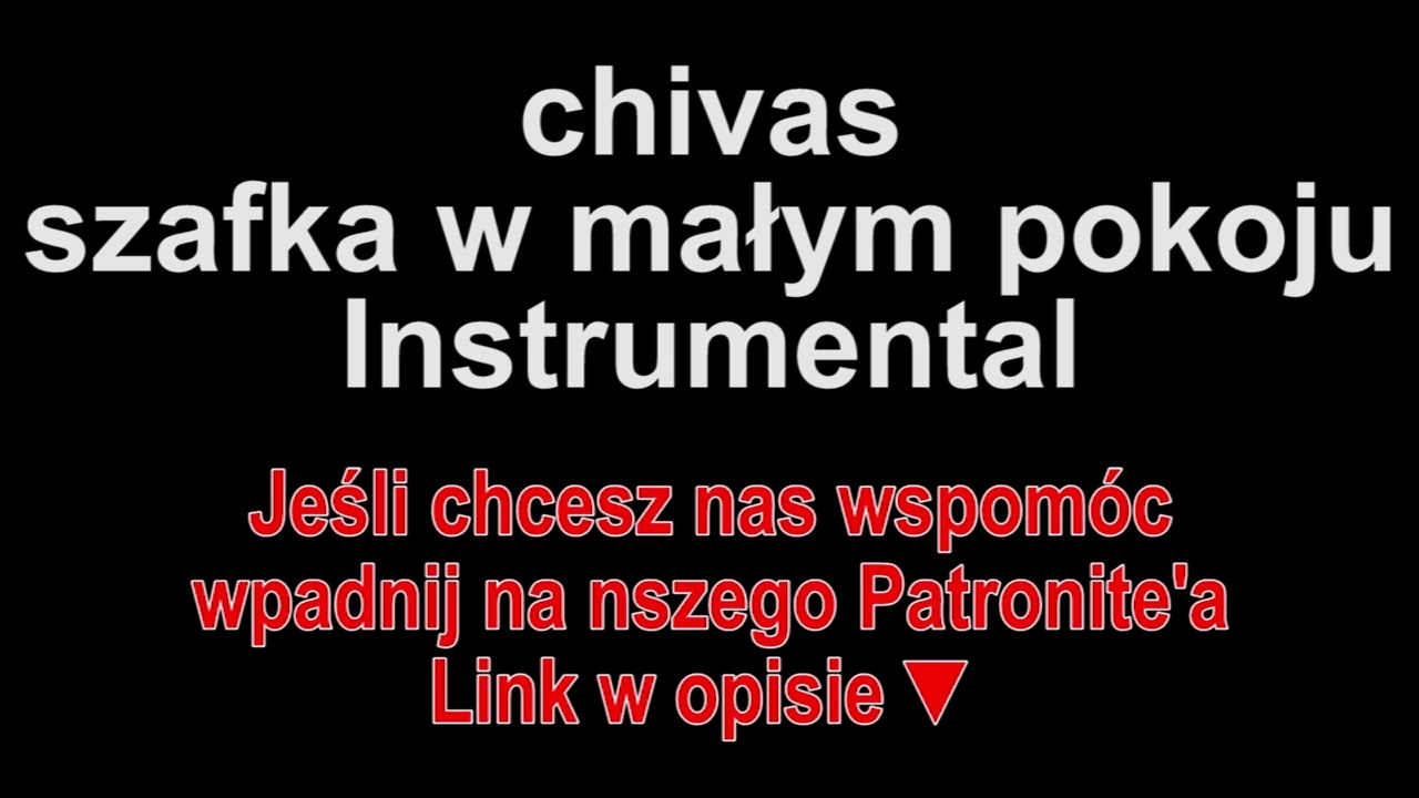 chivas - szafka w małym pokoju Instrumental