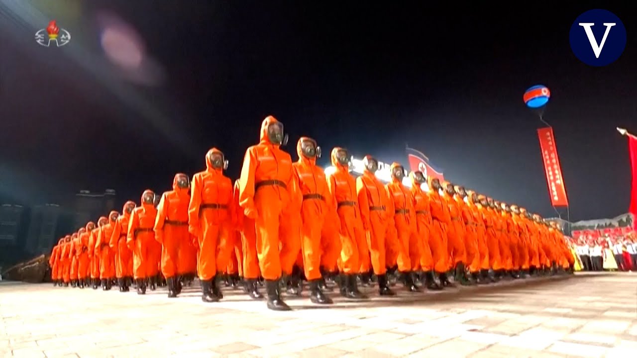 Ni rastro de misiles en el último desfile militar de Corea del Norte
