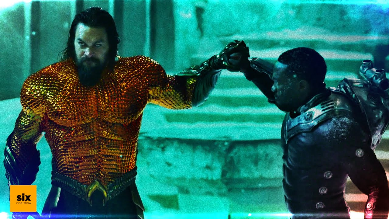 AQUAMAN VS MANTA NEGRA - LUTA FINAL PT 02 - AQUAMAN 2 - O REINO PERDIDO - JASON MOMOA