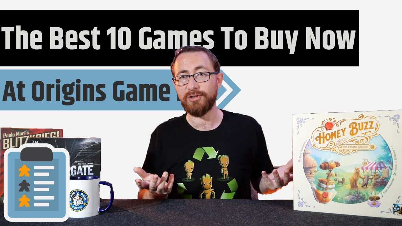 The Best 10 Games You Can Buy At Origins....Right Now