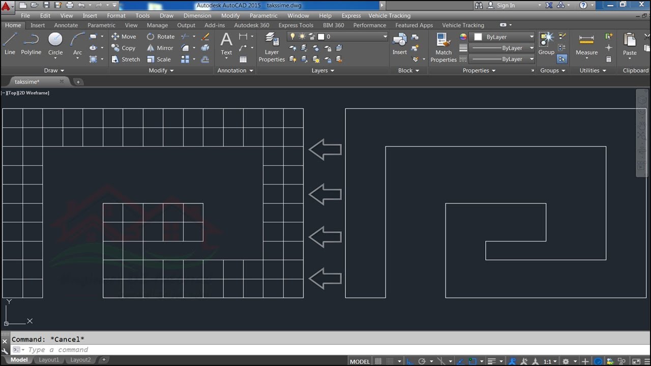 How to divide some shapes into equal areas professionally in AutoCAD (tips and tricks)