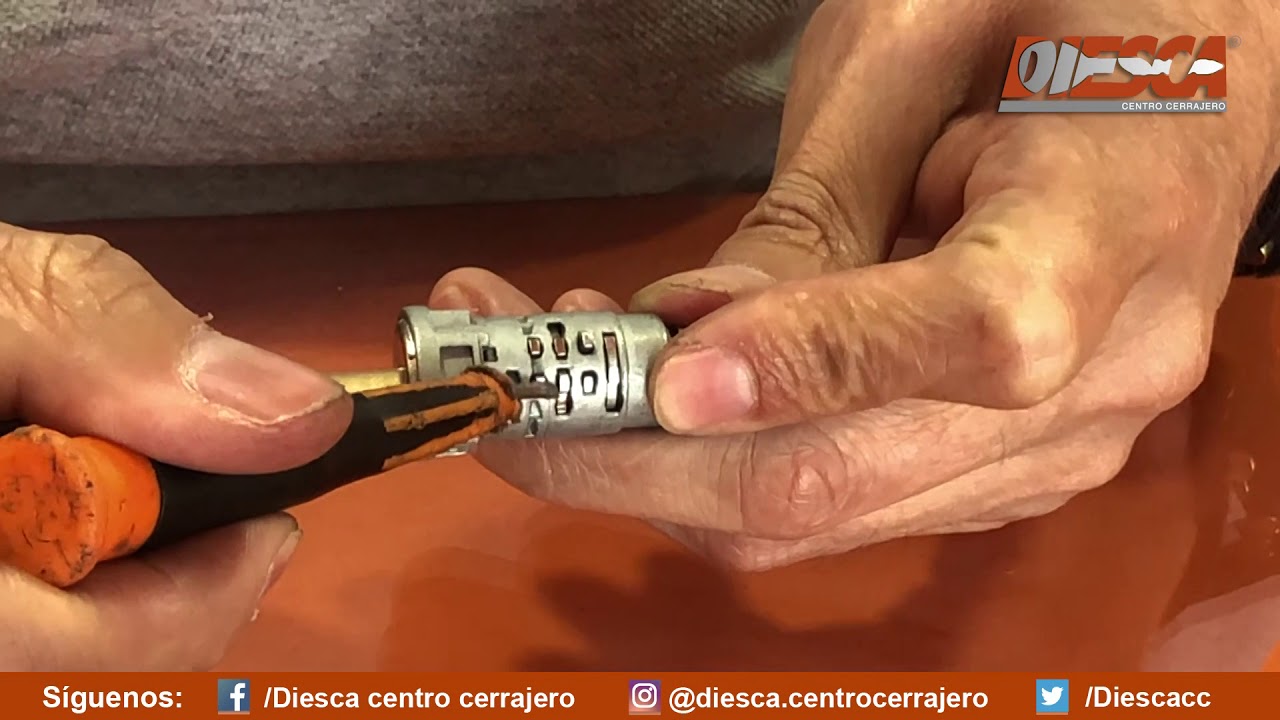 Cambio de combinación de cilindro