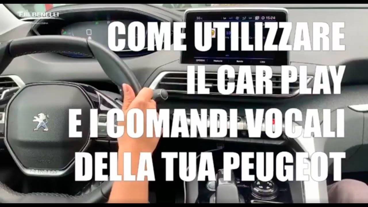 Come utilizzare Car Play e comandi vocali della tua Peugeot