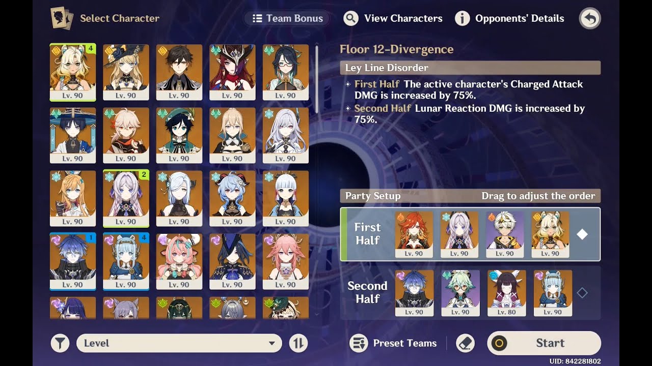 Luna IV Abyss - Melt Mavuika / Flins Lunar-Charged (feat. Columbina and Ineffa)